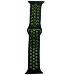 Sportband – Apple Watch Bandje 38/40/41 mm Zwart Geel - Image 2