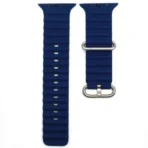 Horloge Bandje Geschikt voor Apple Watch- Ocean Sportband- iWatch 42/44/ 45/49 mm Blauw Kleur - Image 2