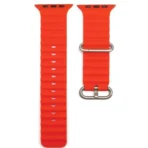 Horloge Bandje Geschikt voor Apple Watch- Ocean Sportband-iWatch 42/44/ 45/49 mm Rood Kleur - Image 4