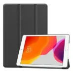 Apple iPad 9.7 (5/6/7/8/9) hoes Zwart Trifold Bookcase
