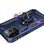 Samsung Galaxy S24 Plus Blauw Met Kickstand Ring Backcover - Image 10