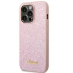 Guess Roze Glitters hoesje Apple iPhone 14 Pro - Afbeelding 2