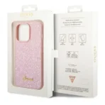 Guess Roze Glitters hoesje Apple iPhone 14 Pro - Afbeelding 8