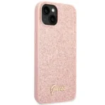 Guess Roze Glitters hoesje Apple iPhone 14 - Afbeelding 3