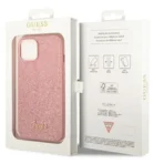 Guess Roze Glitters hoesje Apple iPhone 14 - Afbeelding 5