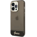 Guess Zwart Transparant hoesje Apple iPhone 14 Pro - Afbeelding 4