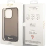Guess Zwart Transparant hoesje Apple iPhone 14 Pro - Afbeelding 5