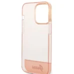 Guess Roze Transparant hoesje Apple iPhone 14 Pro Max - Afbeelding 3