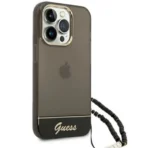 Guess Zwart Transparant hoesje Apple iPhone 14 Pro - Afbeelding 3