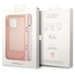 Guess Roze Transparant hoesje Apple iPhone 14 Pro Max - Afbeelding 5