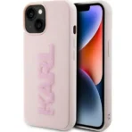 Karl Lagerfeld Hoesje Voor iPhone 15 – Roze
