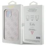 Guess Hoesje Voor iPhone 15 – Roze - Afbeelding 5