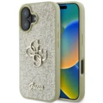 Guess Hoesje Voor iPhone 16 Plus – Goud