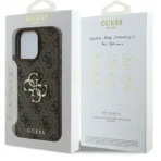 Guess Hoesje Voor iPhone 16 Pro Max  licht zwart - Afbeelding 4