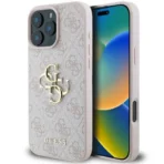 Guess Hoesje Voor iPhone 16 Pro Roze
