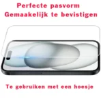 Apple iPhone 16E Gorilla Full Glass Screen Protector - Afbeelding 4