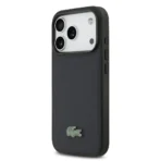 Lacoste 17 Pro Backcover hoesje - MagSafe - Iconic Petit Pique Logo - Navy - Afbeelding 4