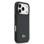 Lacoste 17 Pro Backcover hoesje - MagSafe - Iconic Petit Pique Logo - Navy - Afbeelding 2
