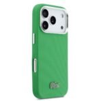 Lacoste 17 Pro Backcover hoesje - MagSafe - Metal Edges - Iconic Petit Pique Logo - Estragon Green - Image 2