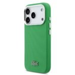Lacoste 17 Pro Backcover hoesje - MagSafe - Metal Edges - Iconic Petit Pique Logo - Estragon Green - Image 4