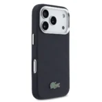 Lacoste 17 Pro Backcover hoesje - MagSafe - Metal Edges - Iconic Petit Pique Logo - Navy - Image 2