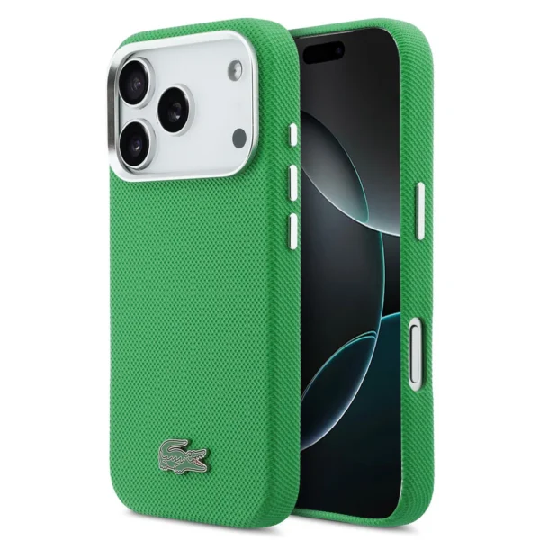 Lacoste iPhone 17 Pro MagSafe hoesje groen