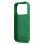 Lacoste 17 Pro Backcover hoesje - MagSafe - Metal Edges - Iconic Petit Pique Logo - Estragon Green - Image 6