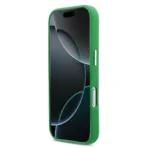 Lacoste 17 Pro Backcover hoesje - MagSafe - Metal Edges - Iconic Petit Pique Logo - Estragon Green - Image 5