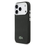 Lacoste 17 Pro Backcover hoesje - MagSafe - Metal Edges - Iconic Petit Pique Logo - Zwart - Image 4