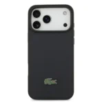 Lacoste 17 Pro Max Backcover hoesje - MagSafe - Iconic Petit Pique Logo - Navy - Image 3