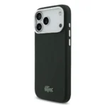 Lacoste 17 Pro Max Backcover hoesje - MagSafe - Metal Edges - Iconic Petit Pique Logo - Sinople Green - Image 4