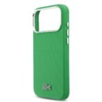 Lacoste 17 Pro Max Backcover hoesje - MagSafe - Metal Edges - Iconic Petit Pique Logo - Estragon Green - Afbeelding 7