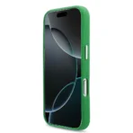 Lacoste 17 Pro Max Backcover hoesje - MagSafe - Metal Edges - Iconic Petit Pique Logo - Estragon Green - Afbeelding 5