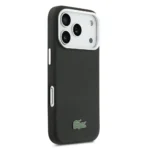 Lacoste 17 Pro Max Backcover hoesje - MagSafe - Metal Edges - Iconic Petit Pique Logo - Zwart - Image 2