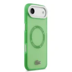 Lacoste iPhone 17 Air Backcover hoesje - MagSafe - Transparent Case With Frosted Finish - Groen - Afbeelding 2