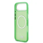 Lacoste iPhone 17 Air Backcover hoesje - MagSafe - Transparent Case With Frosted Finish - Groen - Afbeelding 6