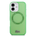 Lacoste iPhone 17 Backcover hoesje - MagSafe - Transparent Case With Frosted Finish - Groen - Afbeelding 3