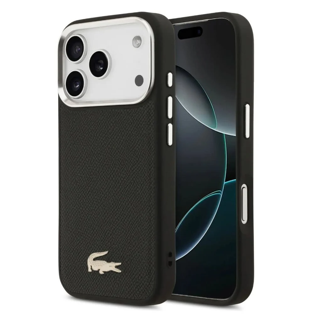 lacoste-lacoste-iphone-17-pro-backcover-hoesje-mag-14.webp iPhone 17 Pro MagSafe hoesje zwart croco