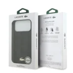 Lacoste iPhone 17 Pro Max Backcover hoesje - MagSafe - Nomogramme Logo with Camera Stand - Zwart - Afbeelding 8
