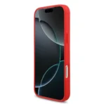 Lacoste iPhone 17 Pro Max Backcover hoesje - MagSafe - Iconic Petit Pique Logo - Rood - Afbeelding 5