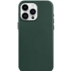 Apple iPhone 15 Pro Max PU Leer Magsafe Groen Hoesje - Afbeelding 3