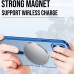Apple iPhone 15 Pro met Camerabescherming Magsafe Donker Blauw Hoesje - Image 3