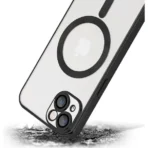 Apple iPhone 14 Camerabescherming Magsafe Zwart Hoesje - Image 3