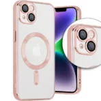 Apple iPhone14 Camerabescherming Magsaf Roze Hoesje - Afbeelding 2