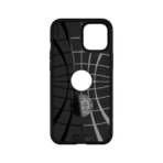 Apple iPhone 11 pro max Silicone zwart Spigen hoesje extra stevig en goed uitstraling - Image 2