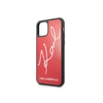 Apple iPhone 11 Pro Rood Karl Lagerfeld Hard Back cover hoesje - Image 3