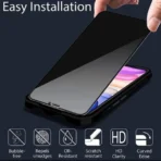 Apple iPhone 14 Max Gorilla 6D Privacy Glass Screen Protector - Image 2