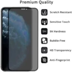 Apple iPhone 14 Max Gorilla 6D Privacy Glass Screen Protector - Image 4