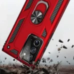 Samsung Galaxy S23 Ultra Blauw Met Kickstand Ring Backcover - Afbeelding 14