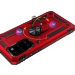 Samsung Galaxy S23 Ultra Blauw Met Kickstand Ring Backcover - Afbeelding 12